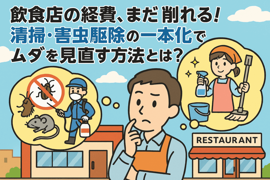 飲食店の衛生コストを賢く下げる方法とは？