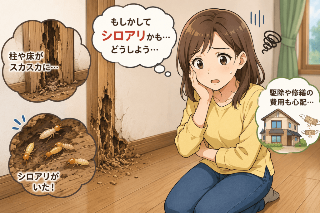 シロアリ駆除はダスキンにお任せ！！