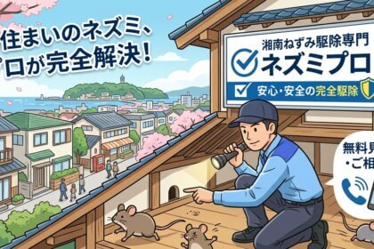 鎌倉・藤沢・茅ヶ崎のねずみ駆除 安心と再発防止のプロ